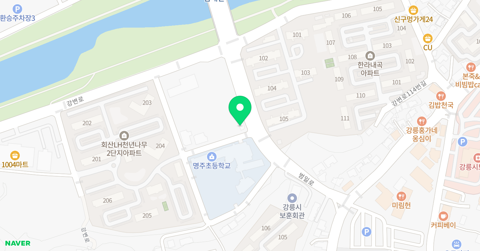 씨네틱씽크에듀 학원 위치