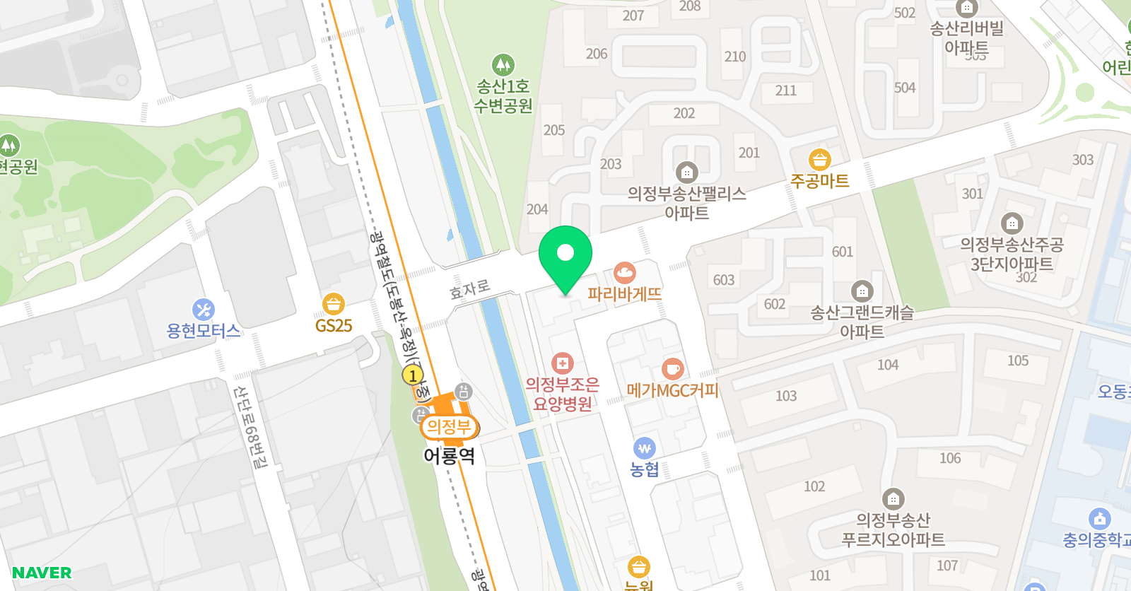 가우스 학원 위치