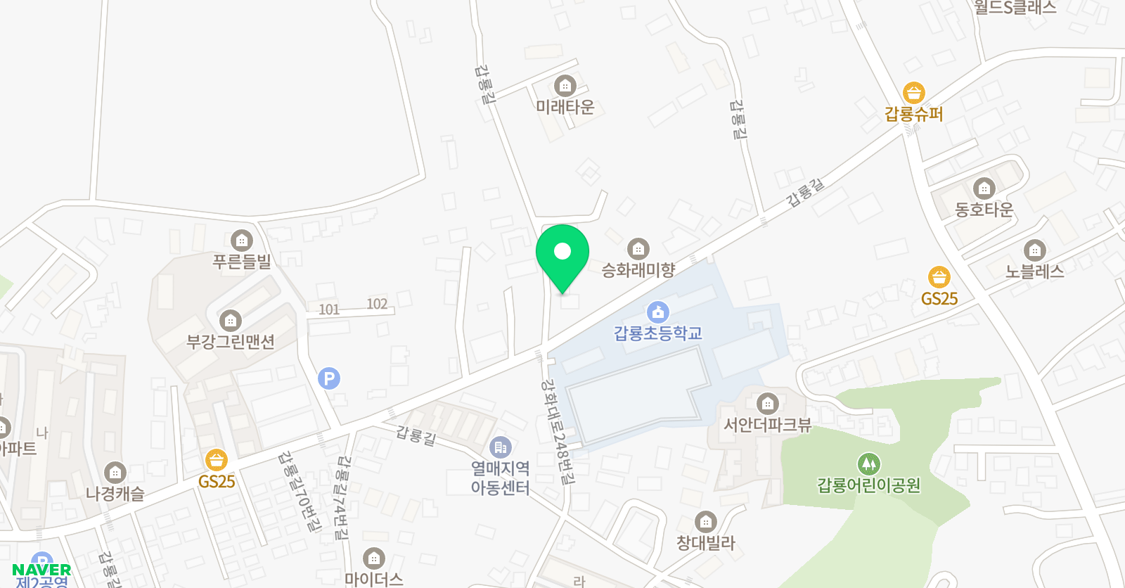 제이온 음악학원 위치