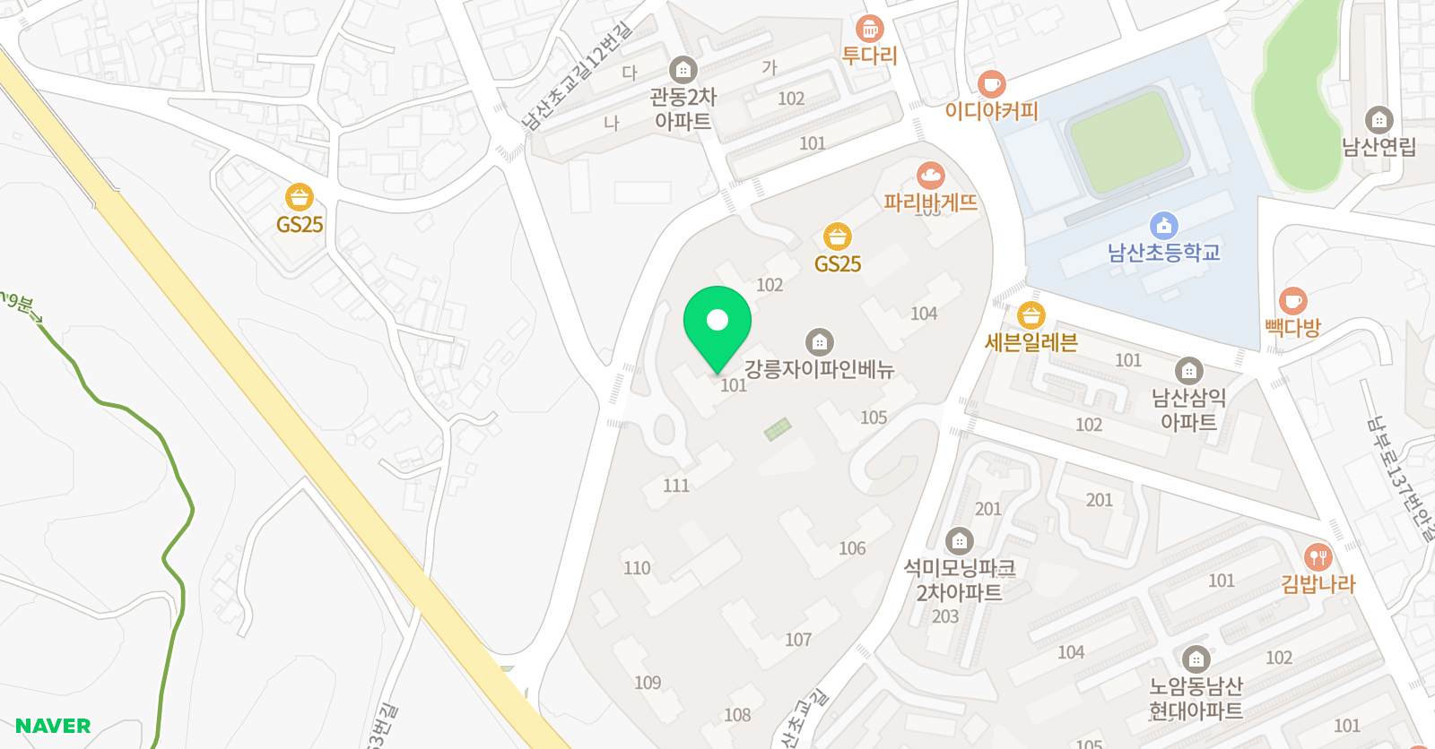 플레이팩토 내곡자이점 위치
