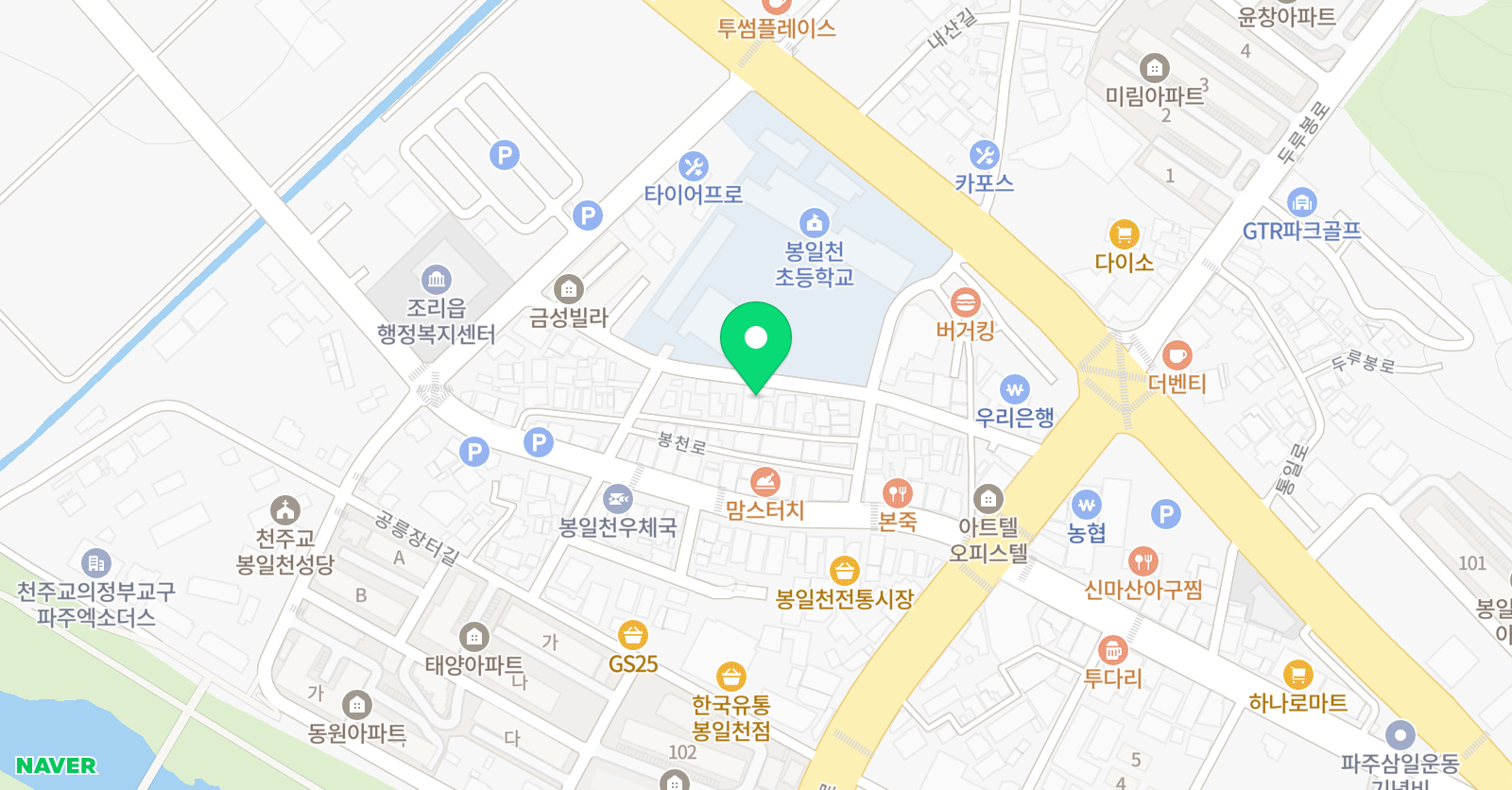 탑에듀 학원 위치