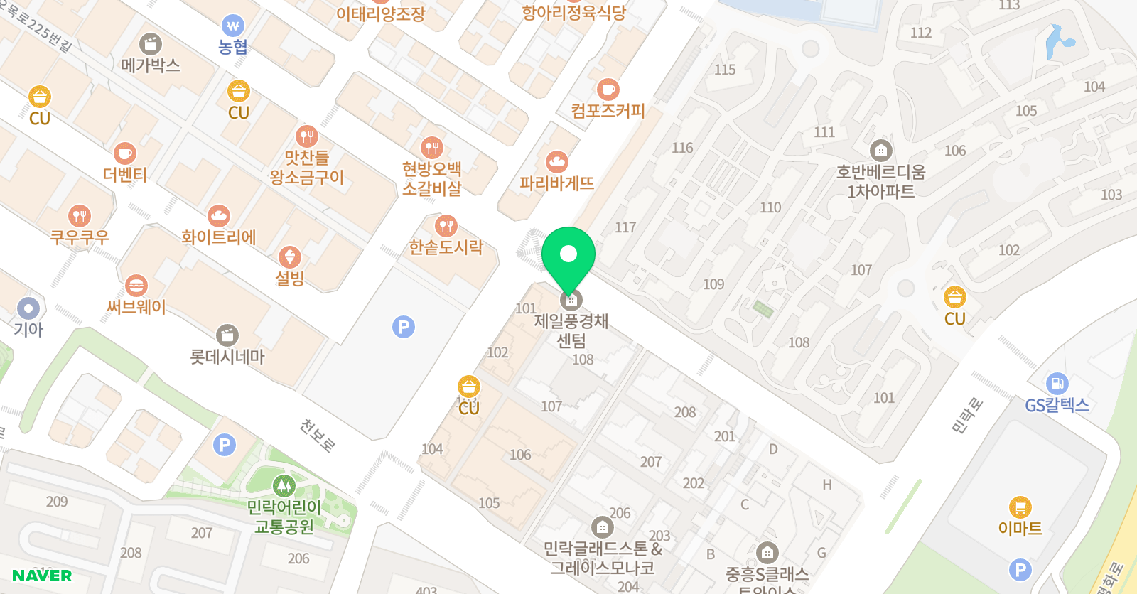 몬스터매스 사고력수학 민락송산초교육원 위치