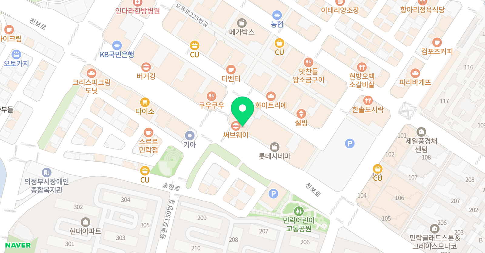 튼튼영어 베이비리그 경기의정부센터 위치