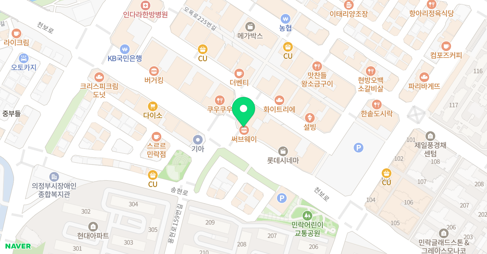 디자인대륙 민락캠퍼스 위치