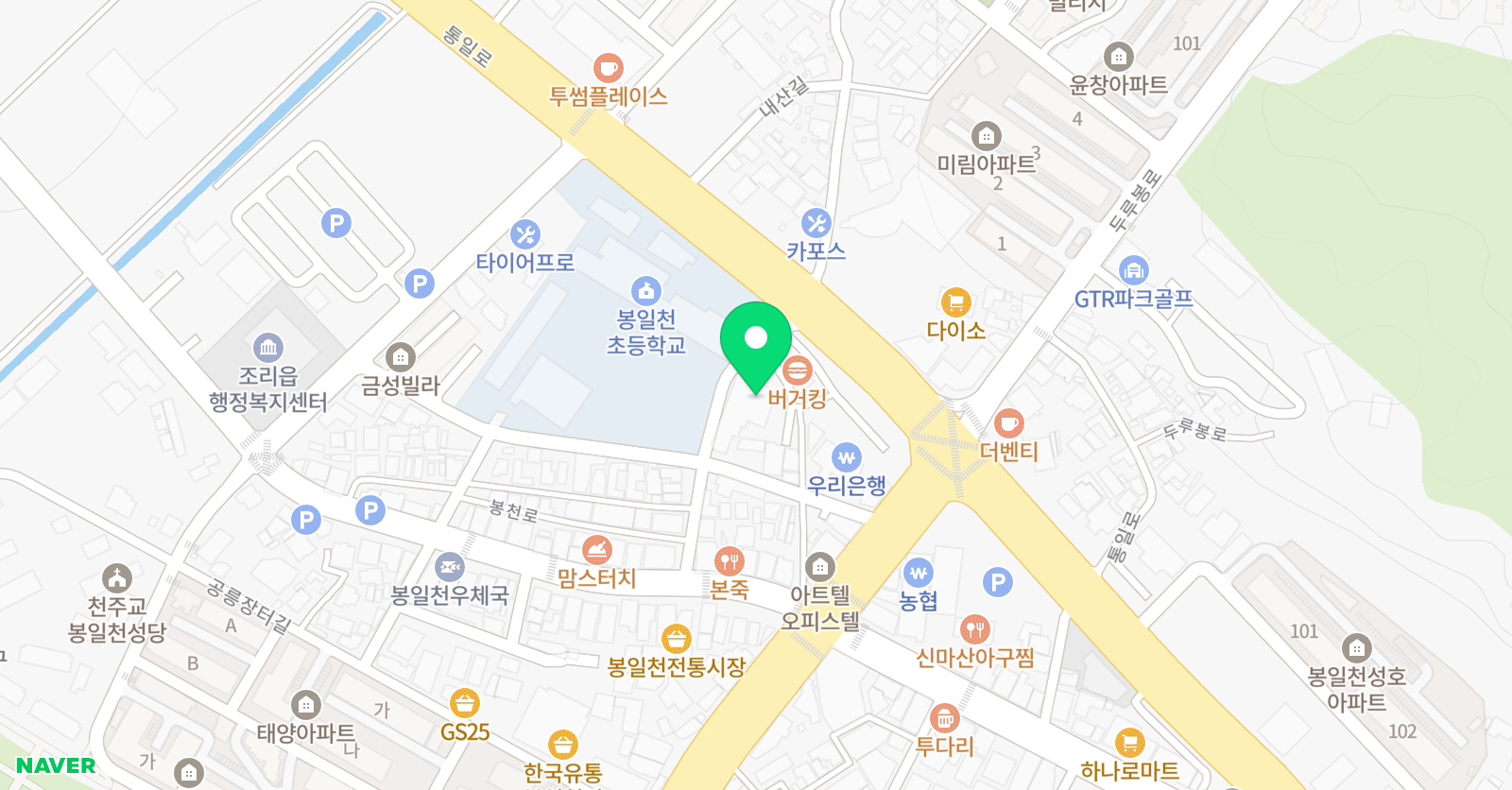 째즈엠 실용음악학원 위치