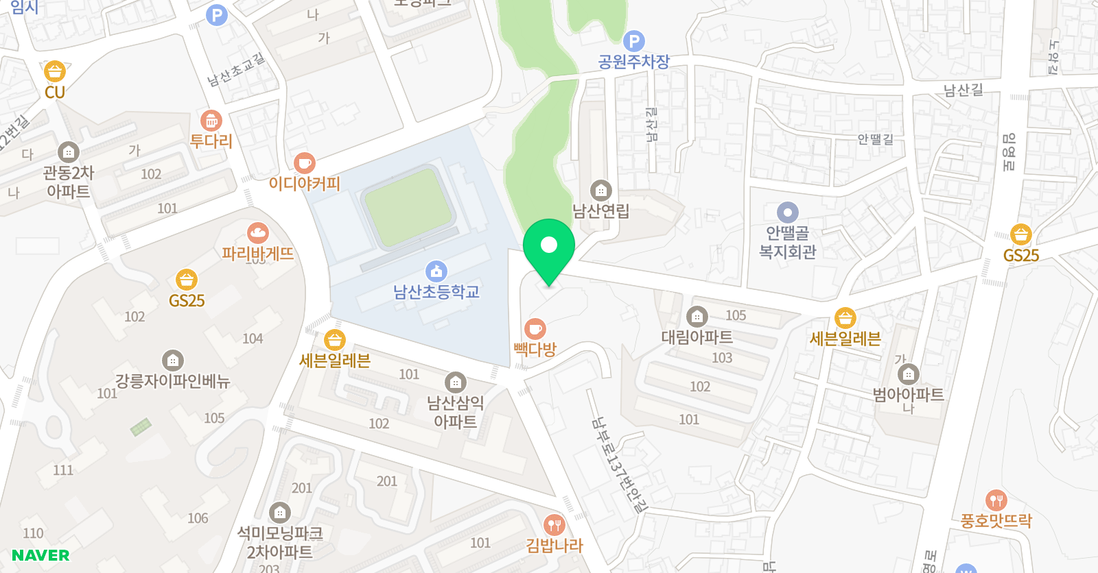 베스트 수학과학학원 위치
