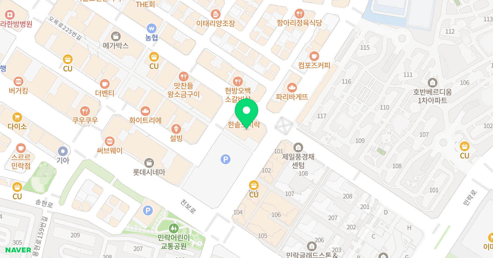 조은 수학학원 위치