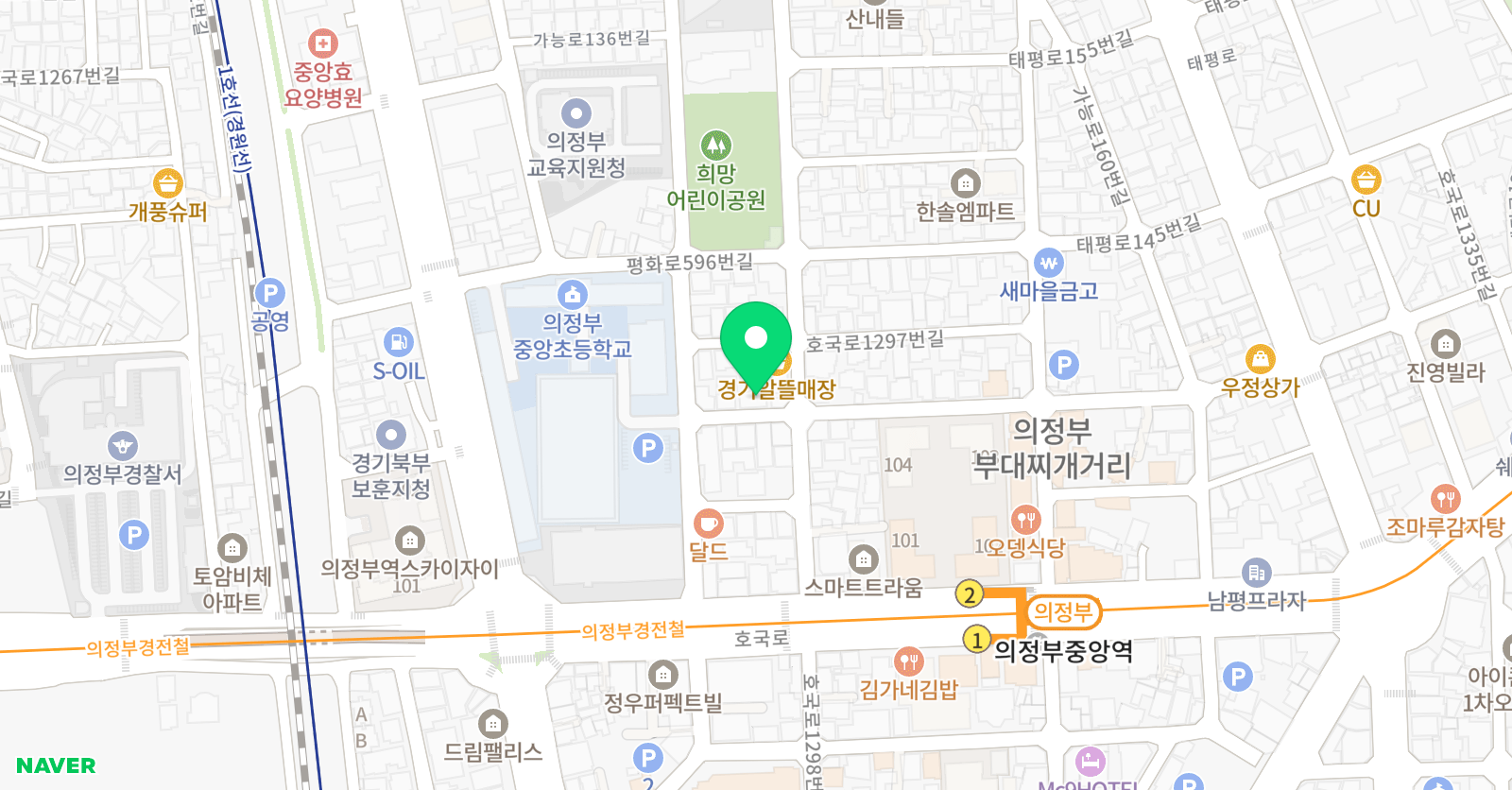 창의랑 수학이학원 위치