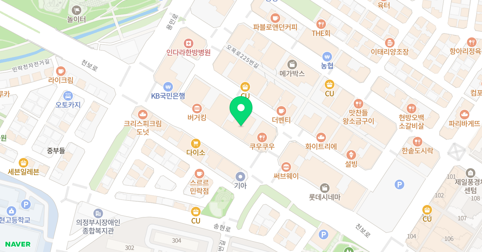 C&C 미술학원 민락점 위치
