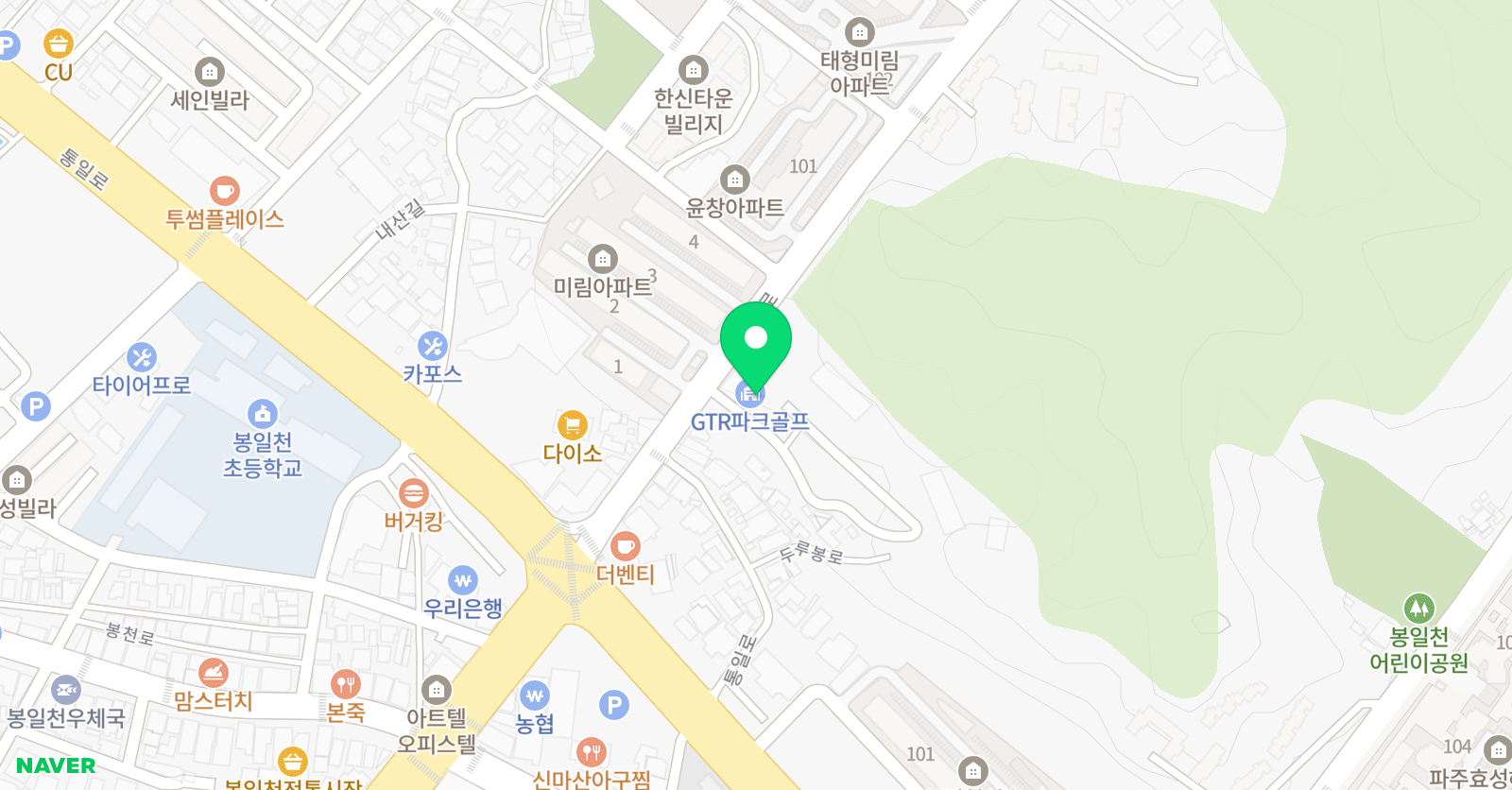 EiE고려대 어학원 파주봉일천캠퍼스 위치