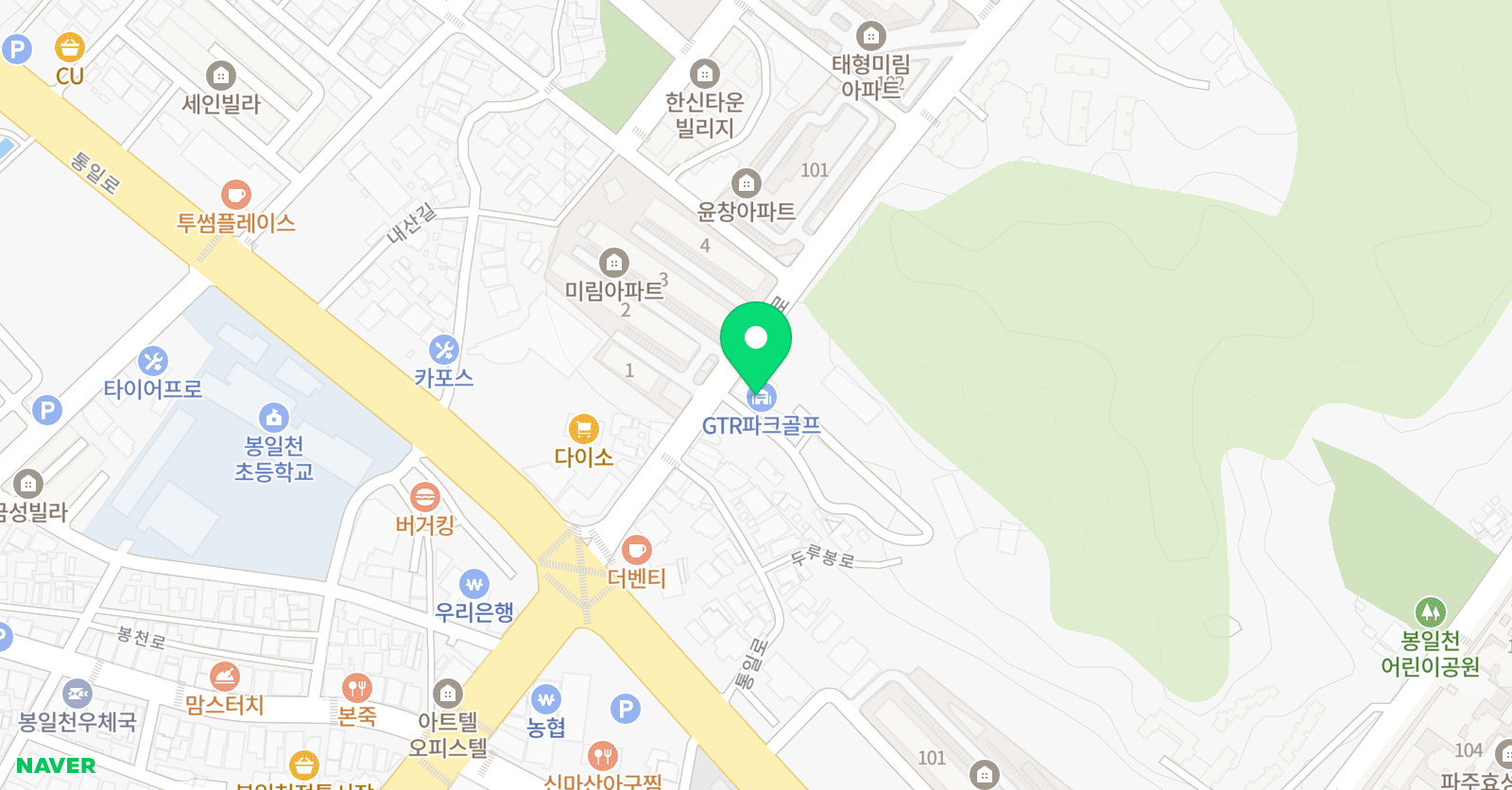 정성 학원 위치