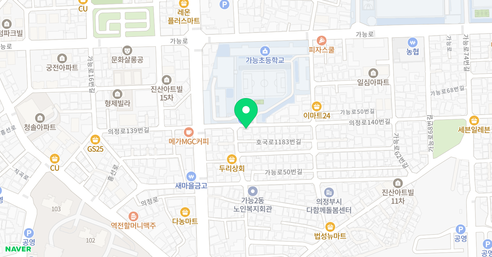 현 리드인 독서논술학원 가능초점 위치