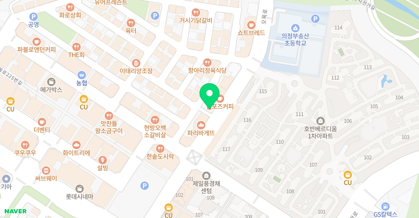 FM 수학전문학원 위치