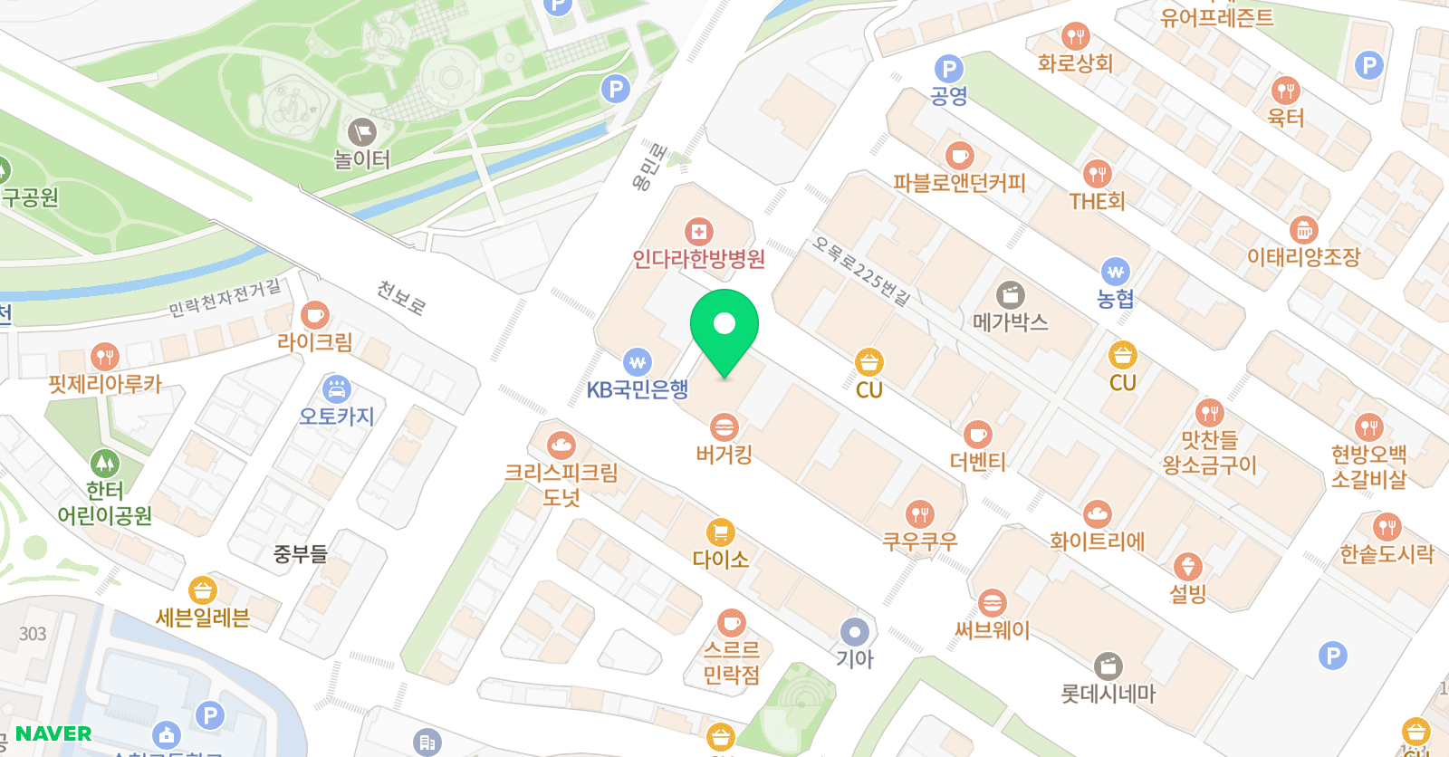 물사랑 수영장 위치
