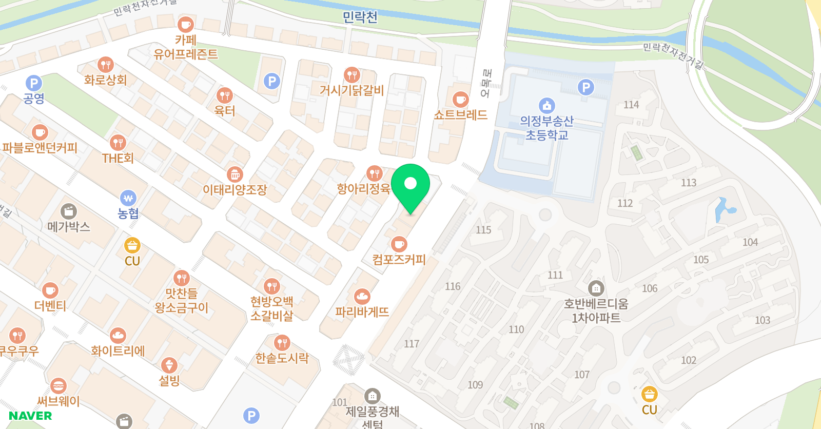 파머스 영어 민락캠퍼스 위치