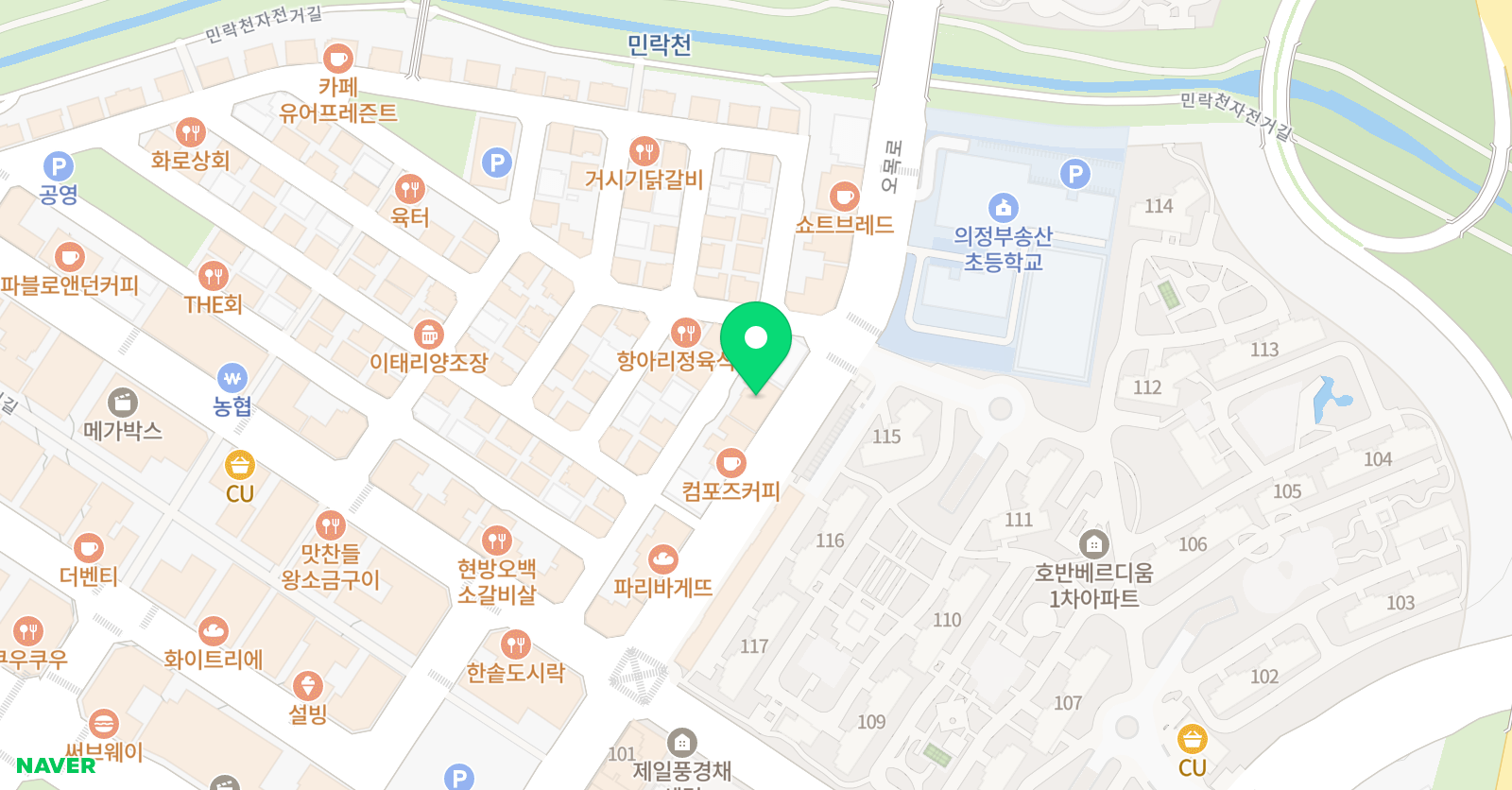 MTM 영웅 태권도 송산관 위치