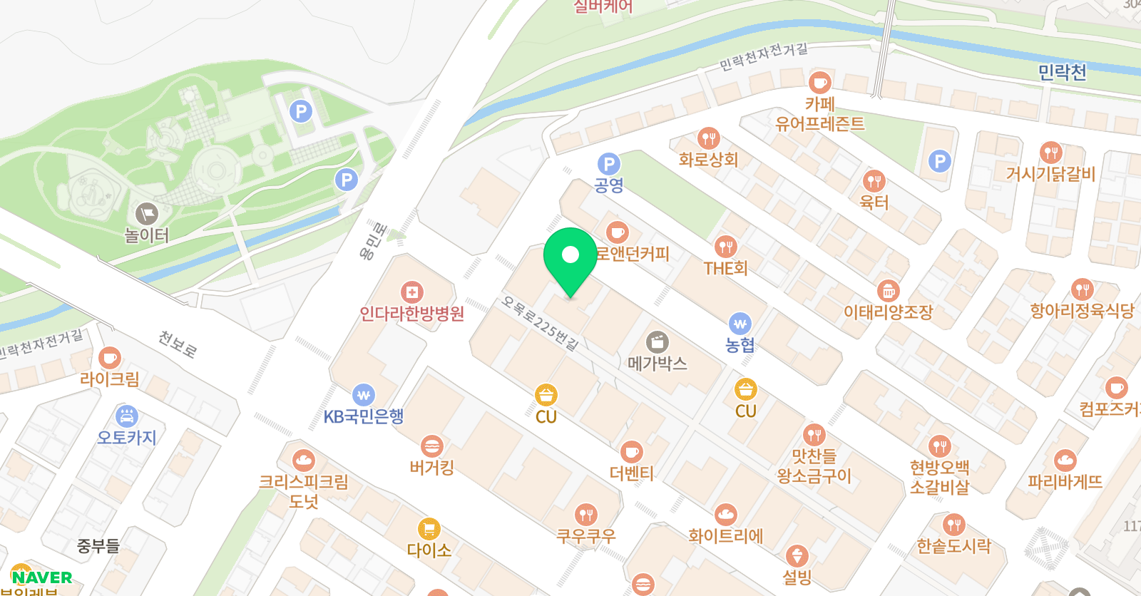 리드민 리듬체조 민락본점 위치