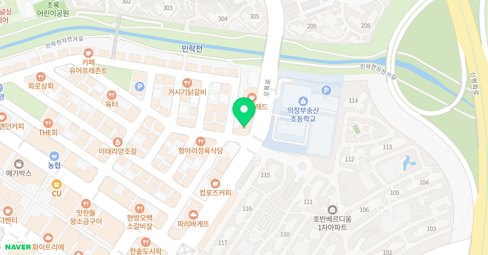 솔아뜰리에 위치