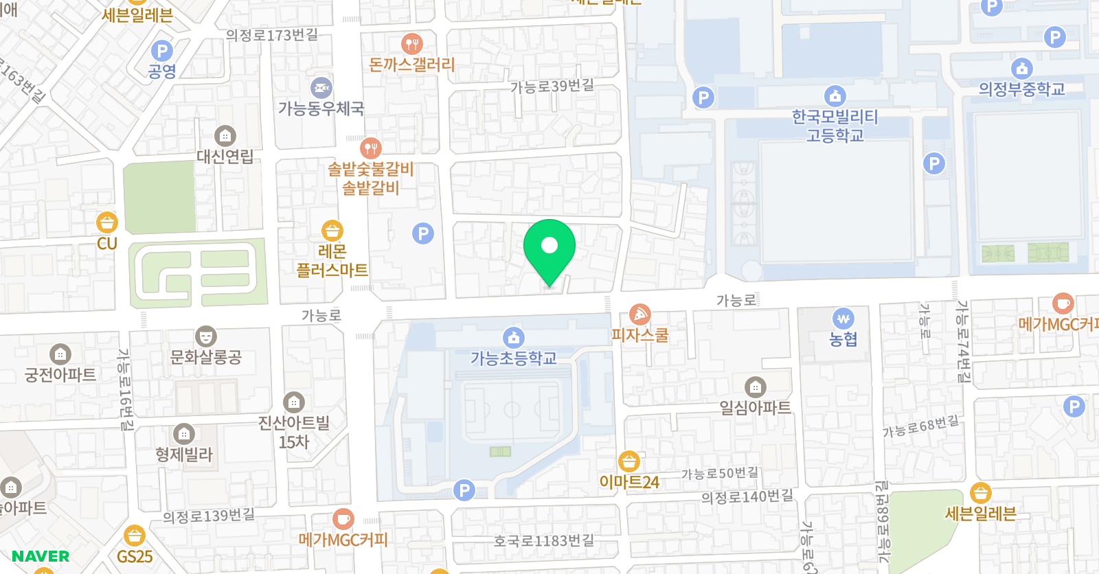 예향아트음악학원 위치