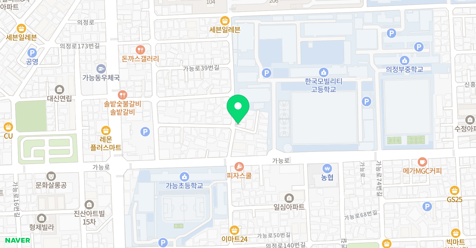 아인피아노학원 위치