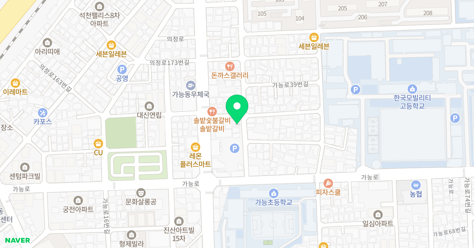 엠베스트SE 학원 가능캠퍼스 위치
