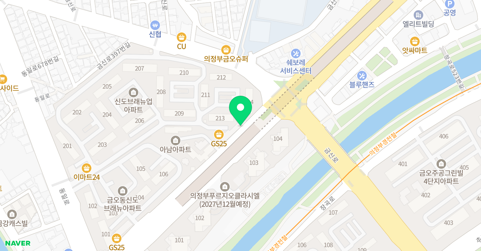 용인대태풍 태권도 위치