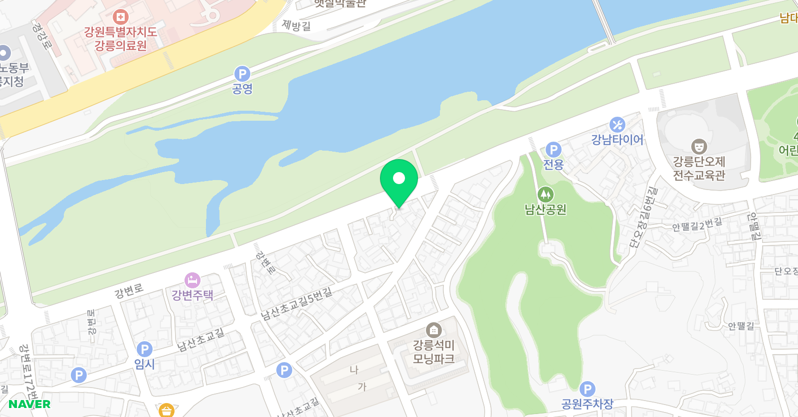 강릉 실용음악학원 위치