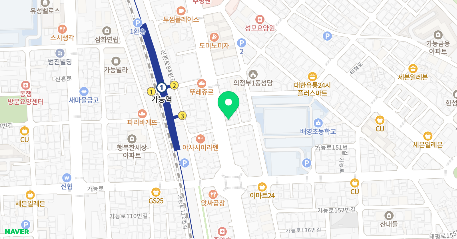 채움 미술학원 위치