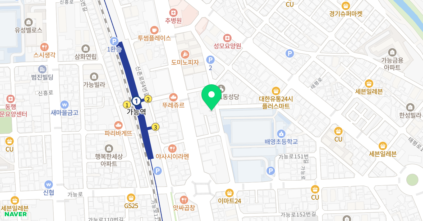 배영 피아노교습소 위치