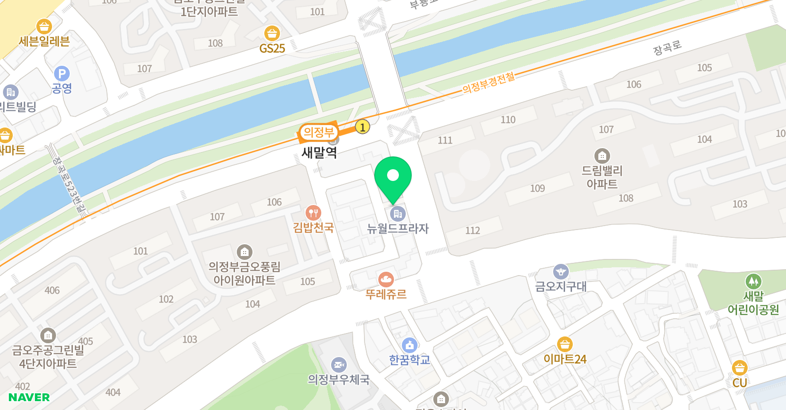 둠빔 무용아카데미 위치