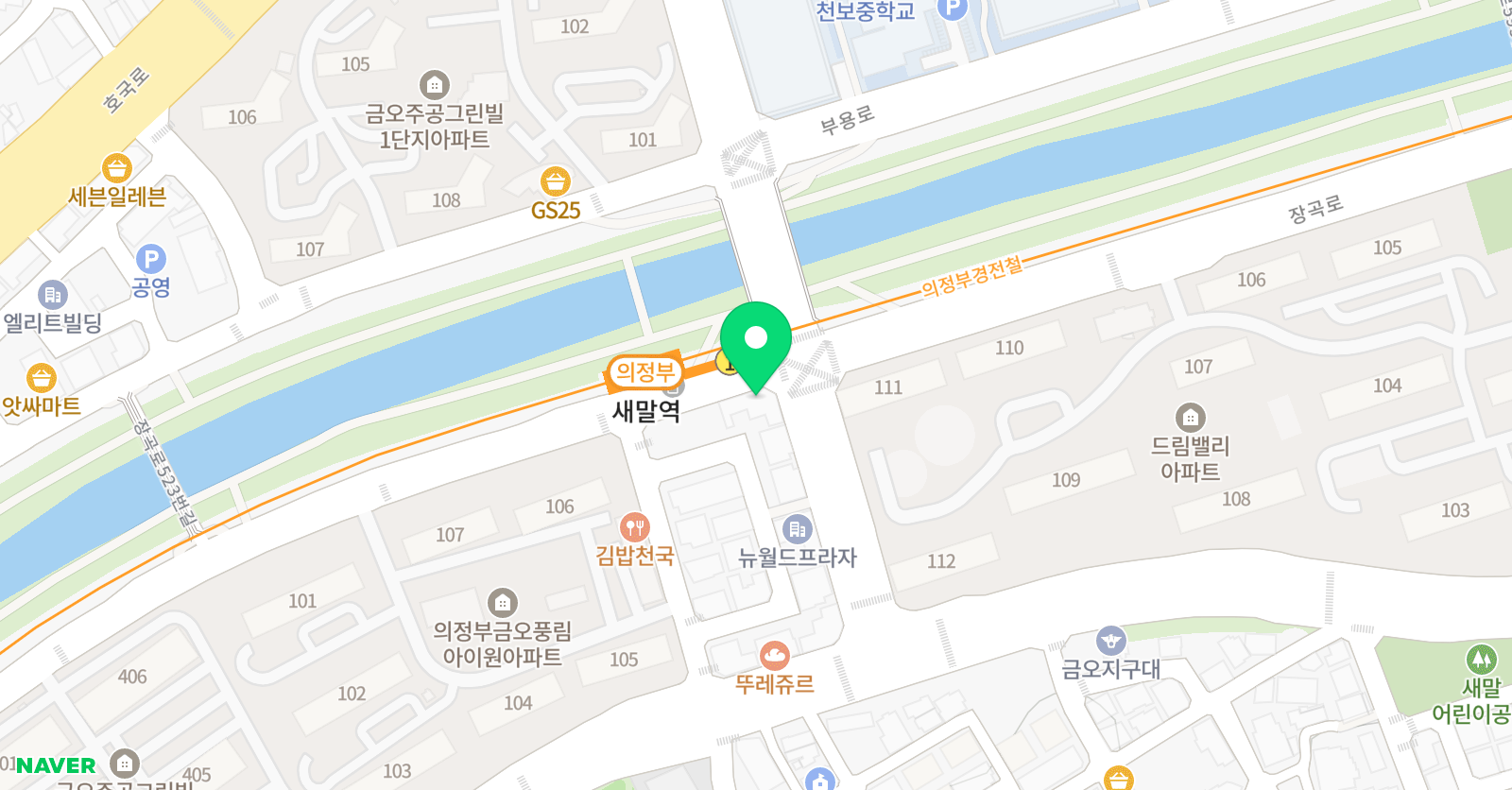 인피닛 수학학원 위치