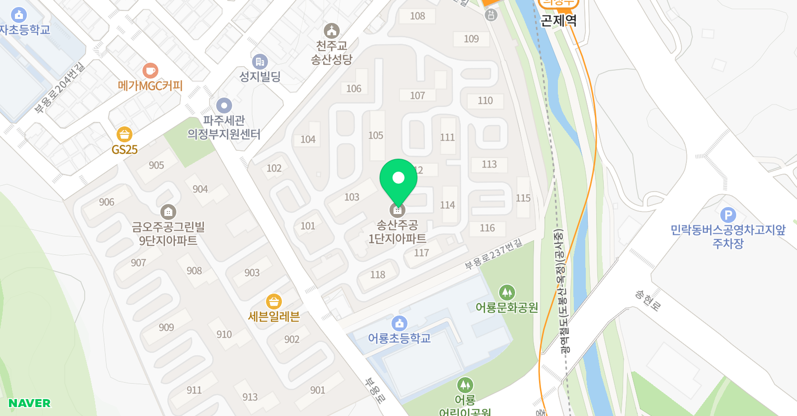 위너스공부방 위치