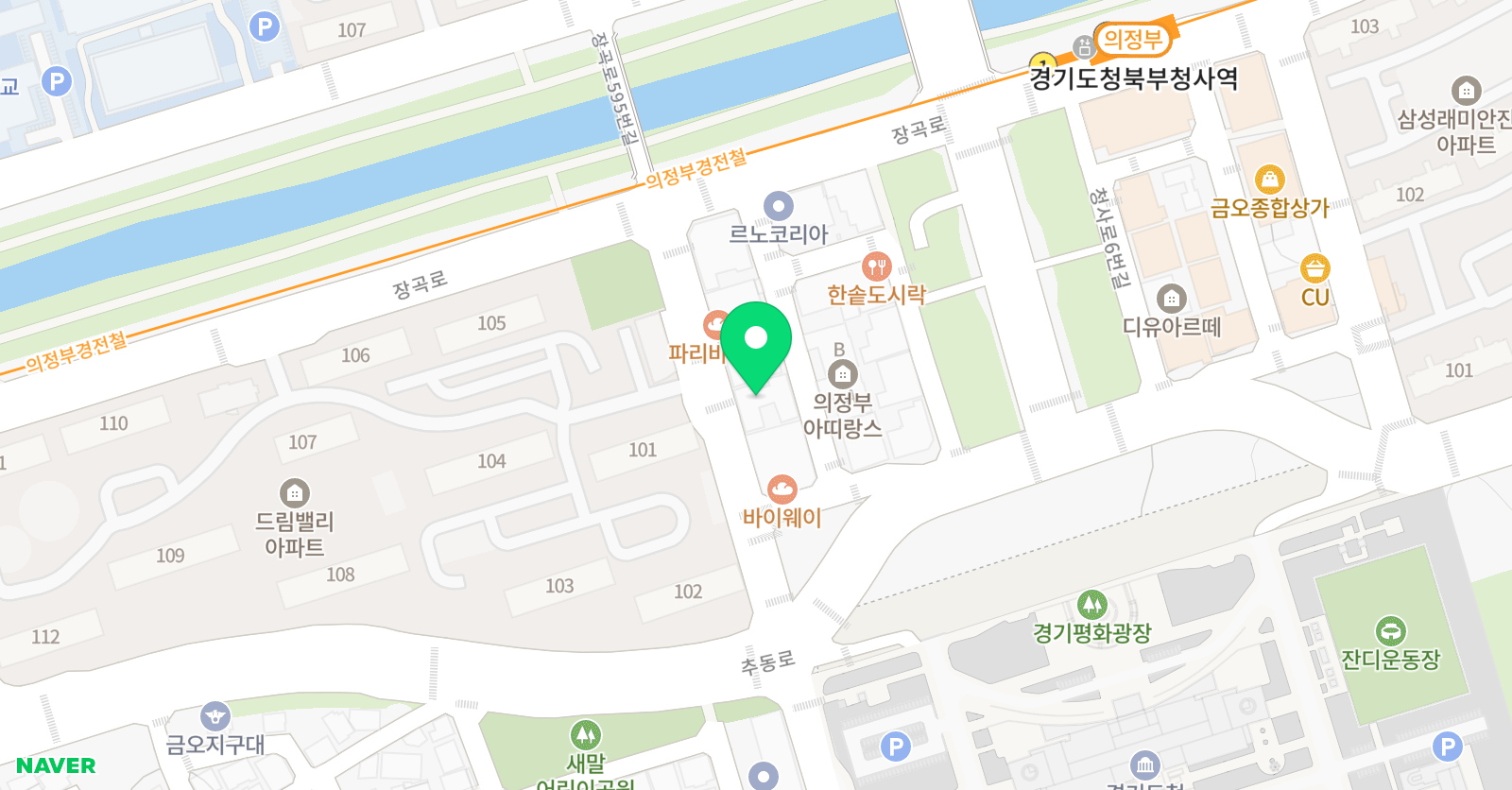 절대 영수전문학원 위치