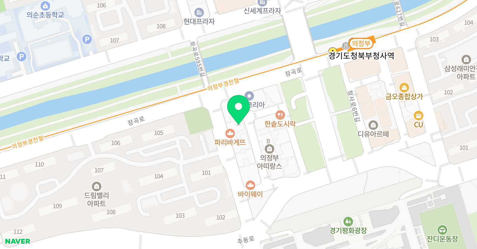 안창현 수학전문학원 위치