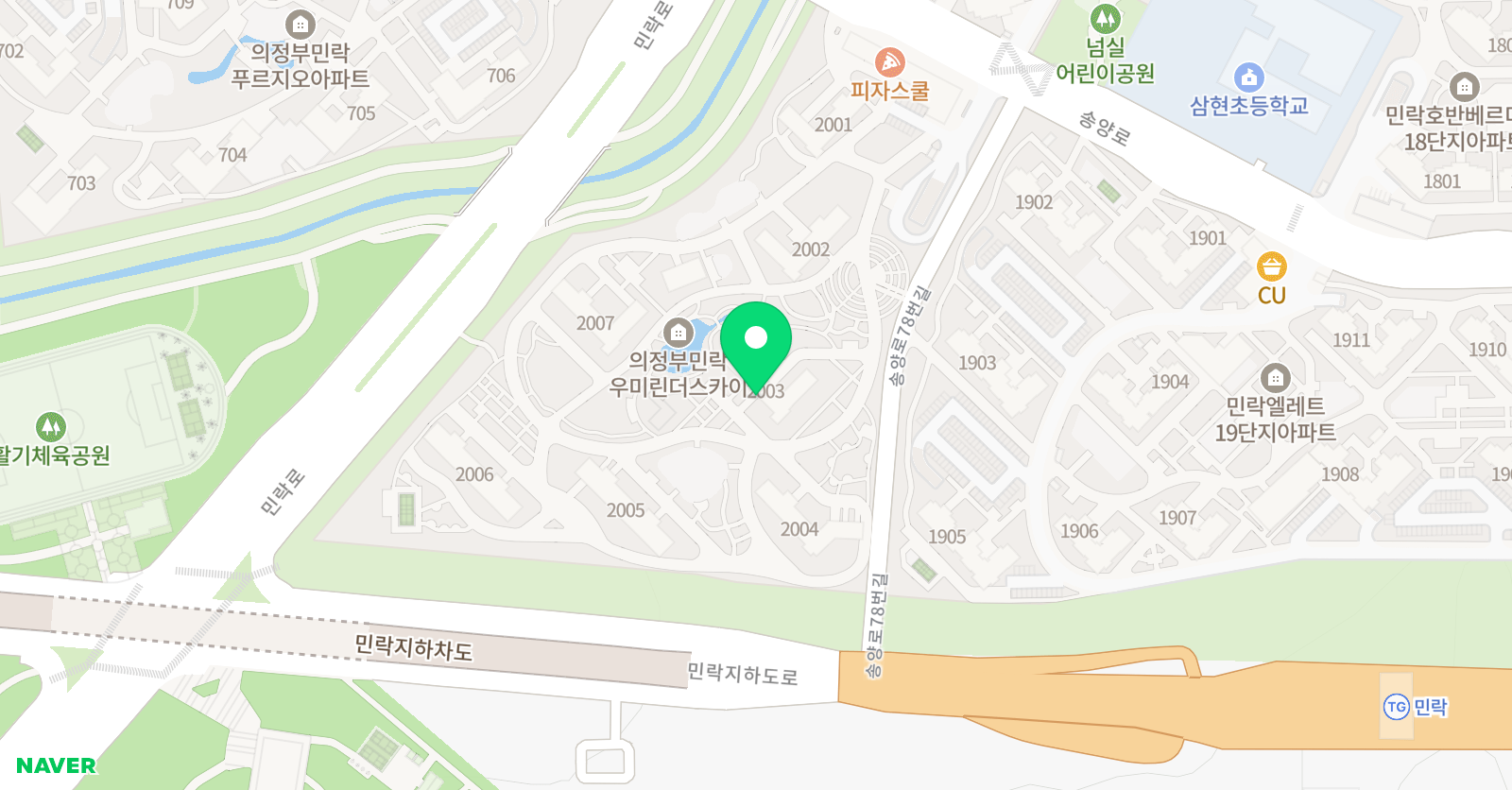 기탄 사고력교실 민락우미린점 위치