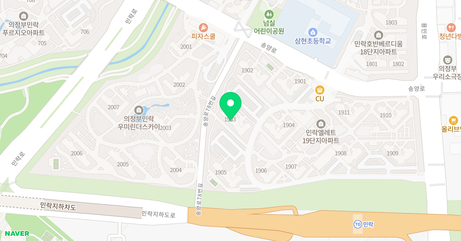 채움 수학공부방 위치