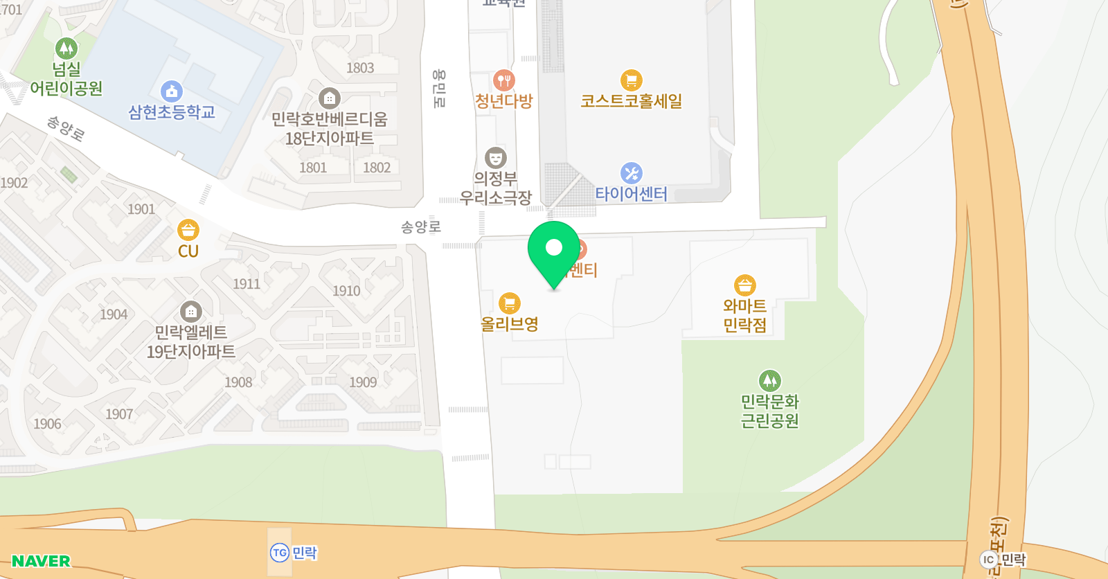 키즈팝 음악학원 위치