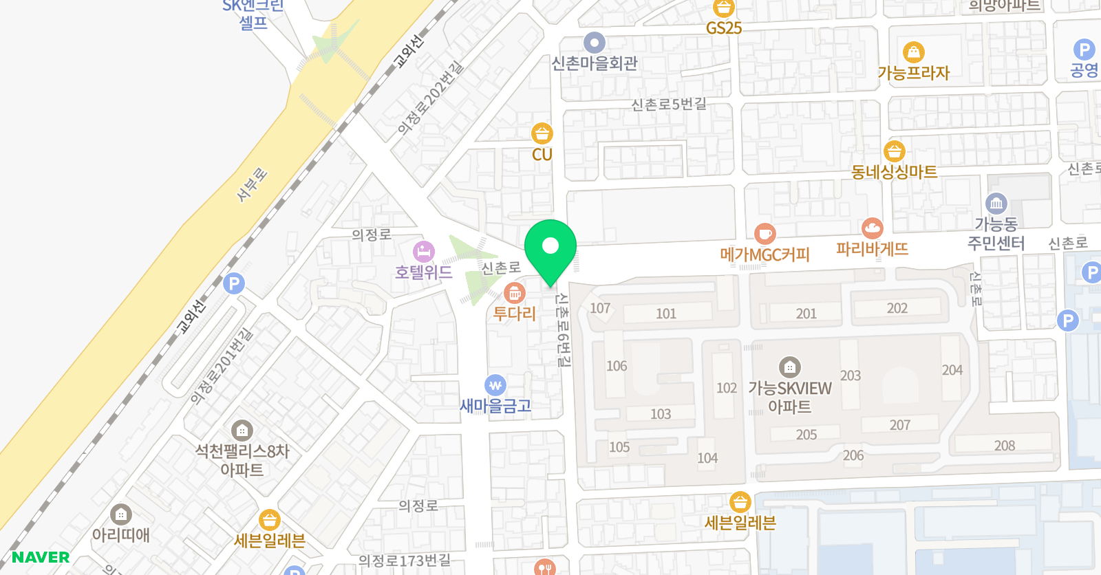 이엠 학원 위치