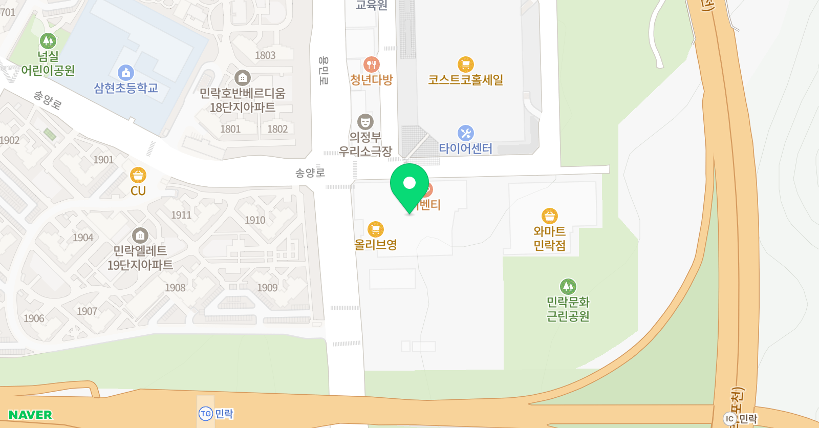 결 수학학원 위치