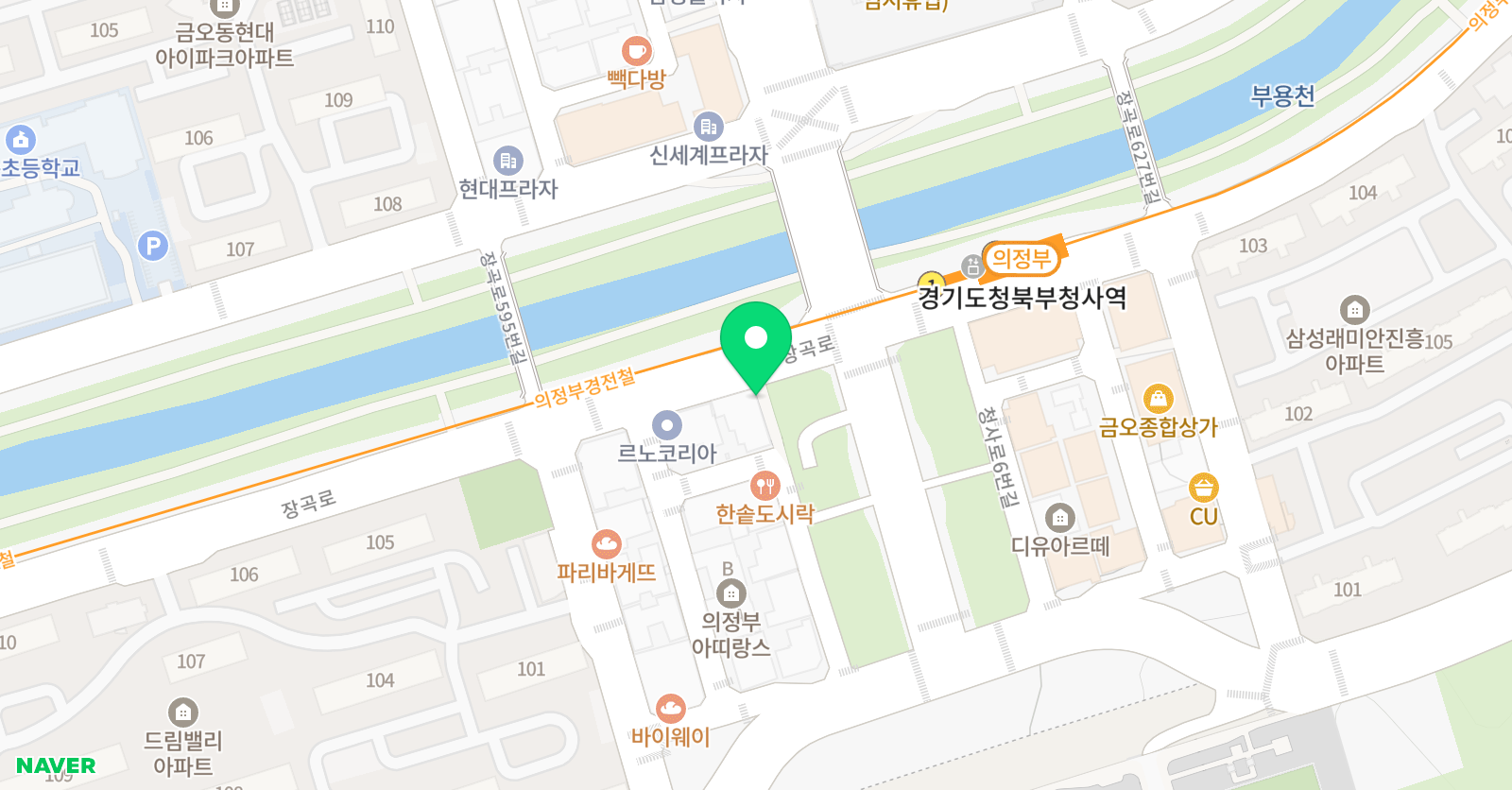 CM 수학학원 위치