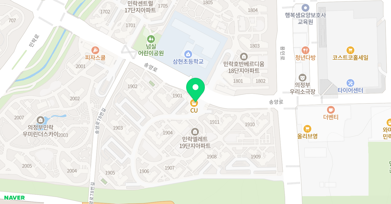 파인트리 피아노 위치