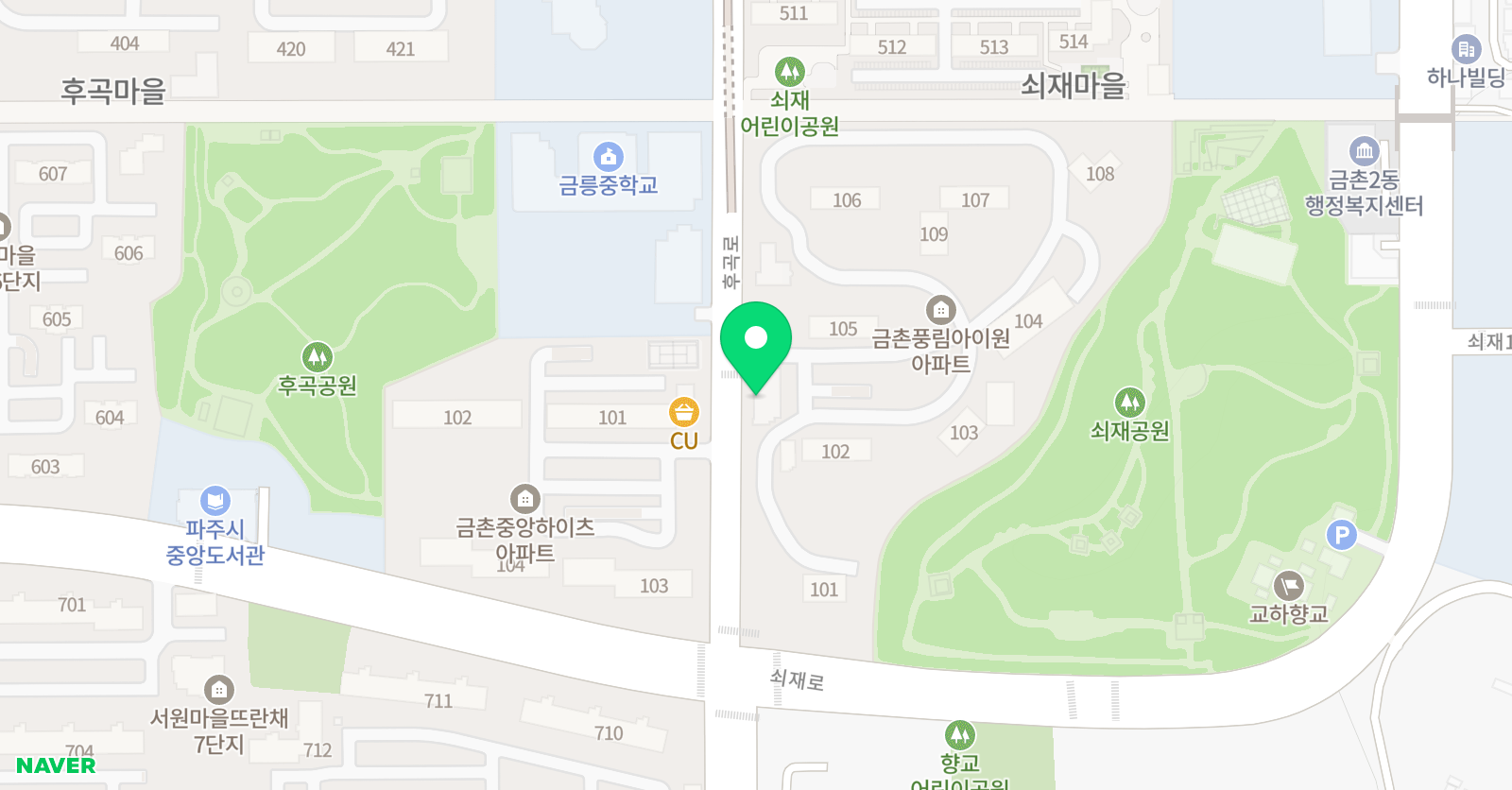 아이원 피아노학원 위치