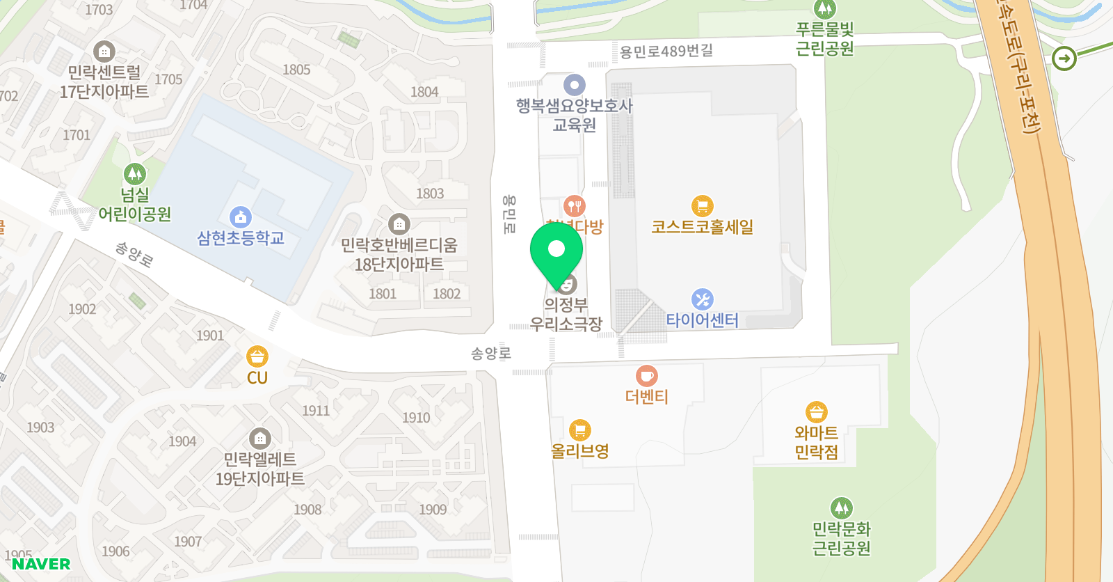 멘토 인성 태권도 위치