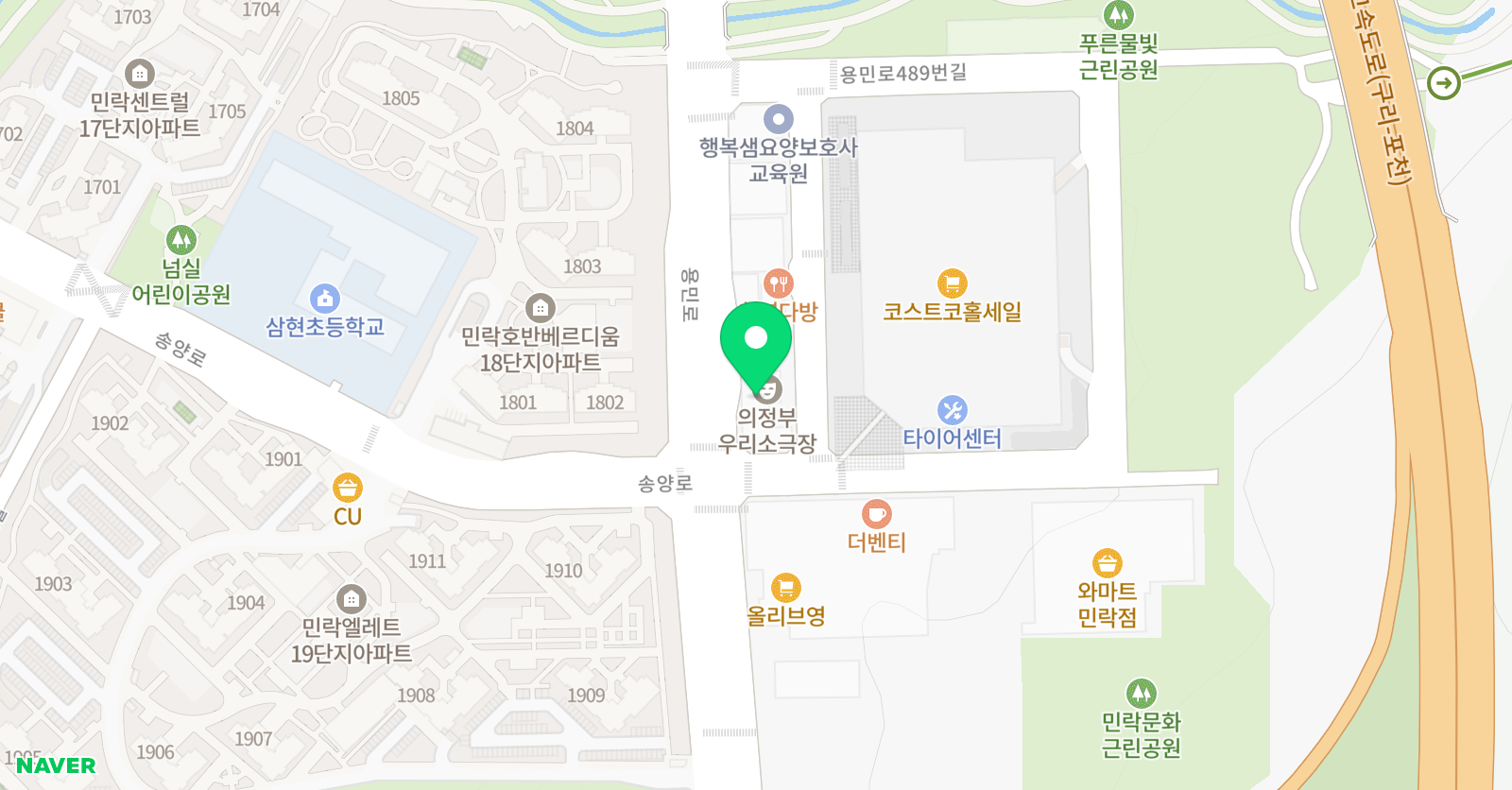 라온음악학원 위치