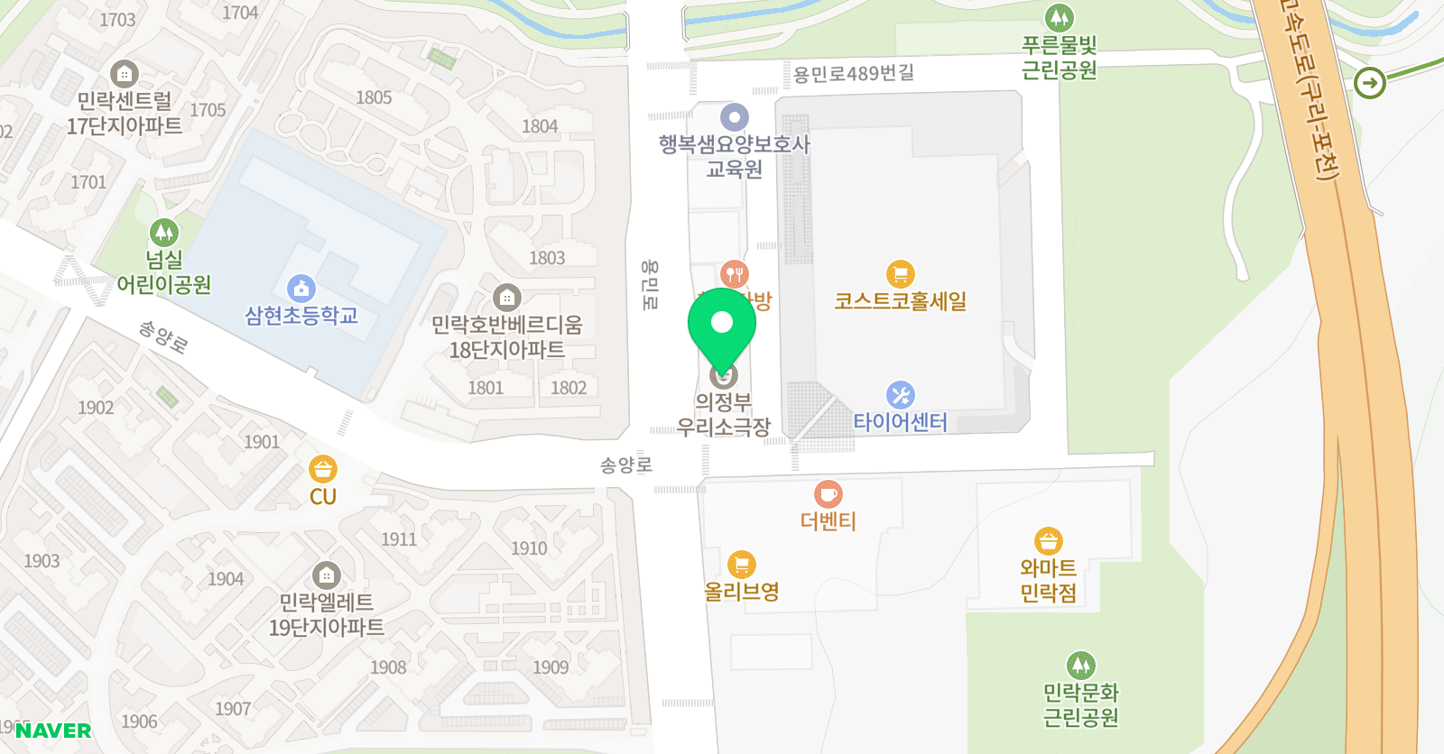 SY지니어스 종합학원 위치