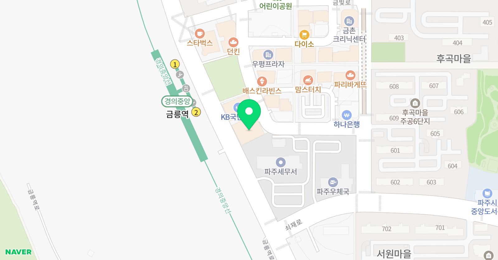 블라썸 미술학원 위치