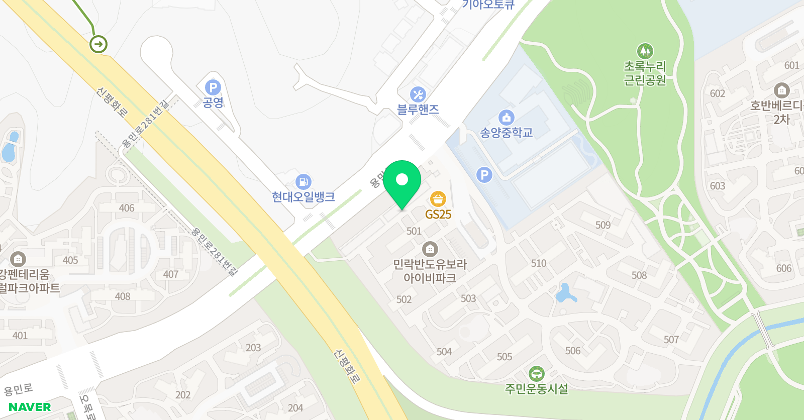 새플링 영어교습소 위치