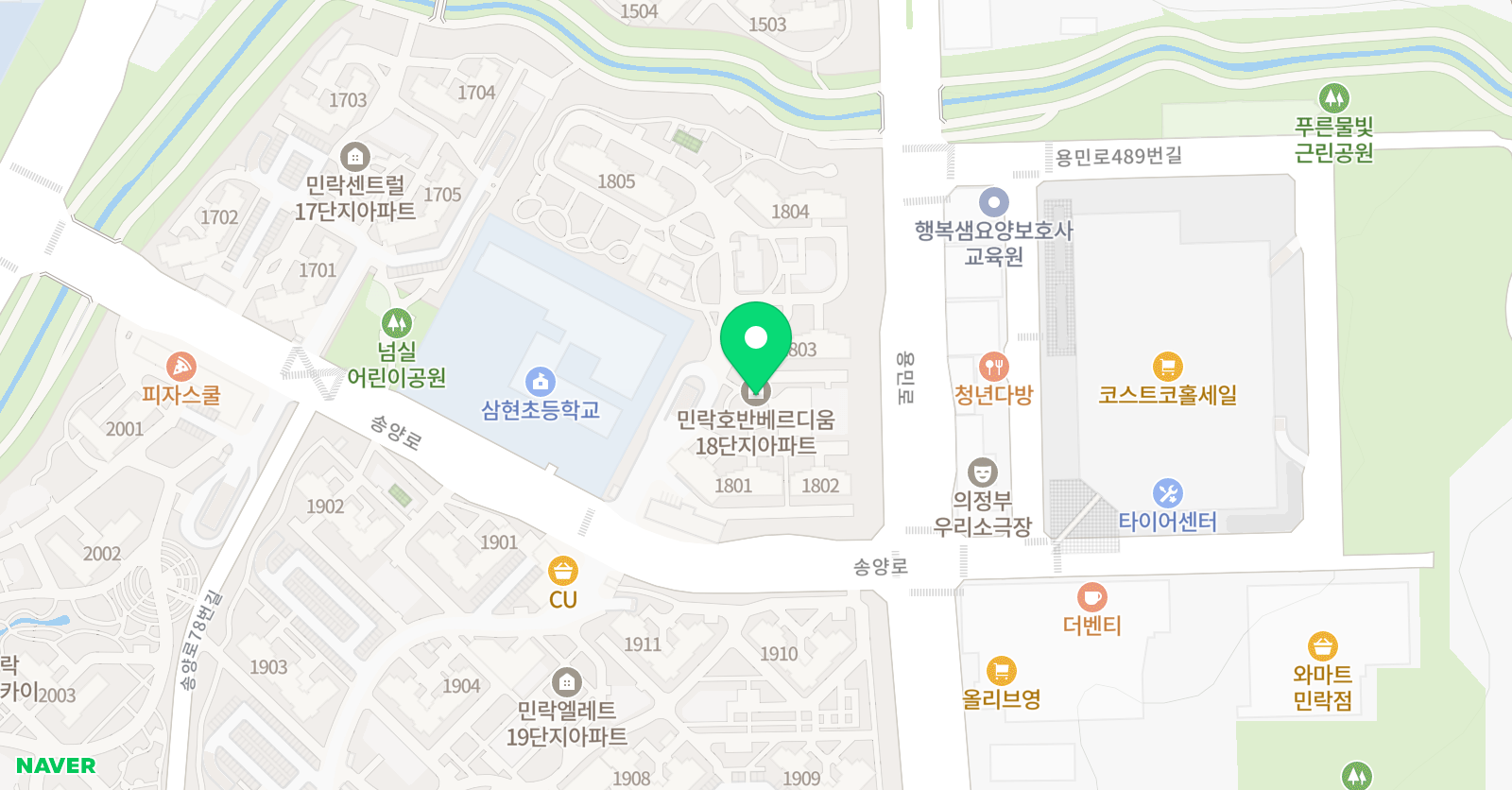 셀파우등생 교실 호반3차교실 위치