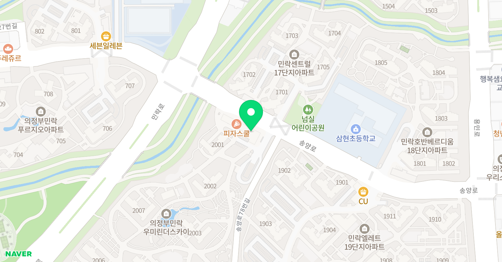 책먹는 미술관 미술학원 의정부 동부교육원 위치