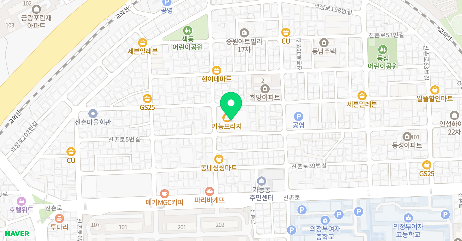 충효 태권도장 위치